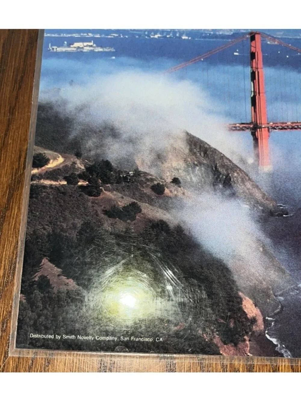 2 Vtg 1970s SAN FRANCISCO Laminated Placemats Golden Gate Bridge Cable Car
